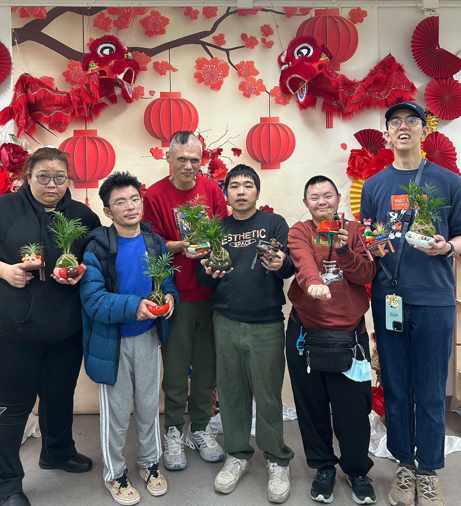 植物工作坊作品大合照